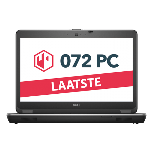 Productafbeelding van voorkant Dell Latitude E6440 laptop met tekst 'laatste' in beeld